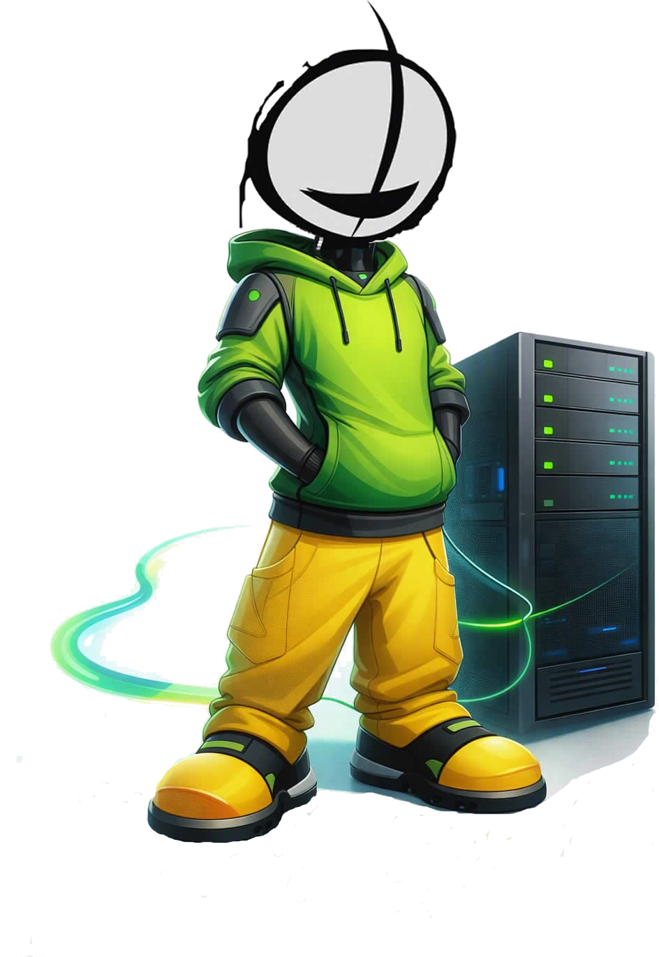 Azimute, mascote da AzimuteHost